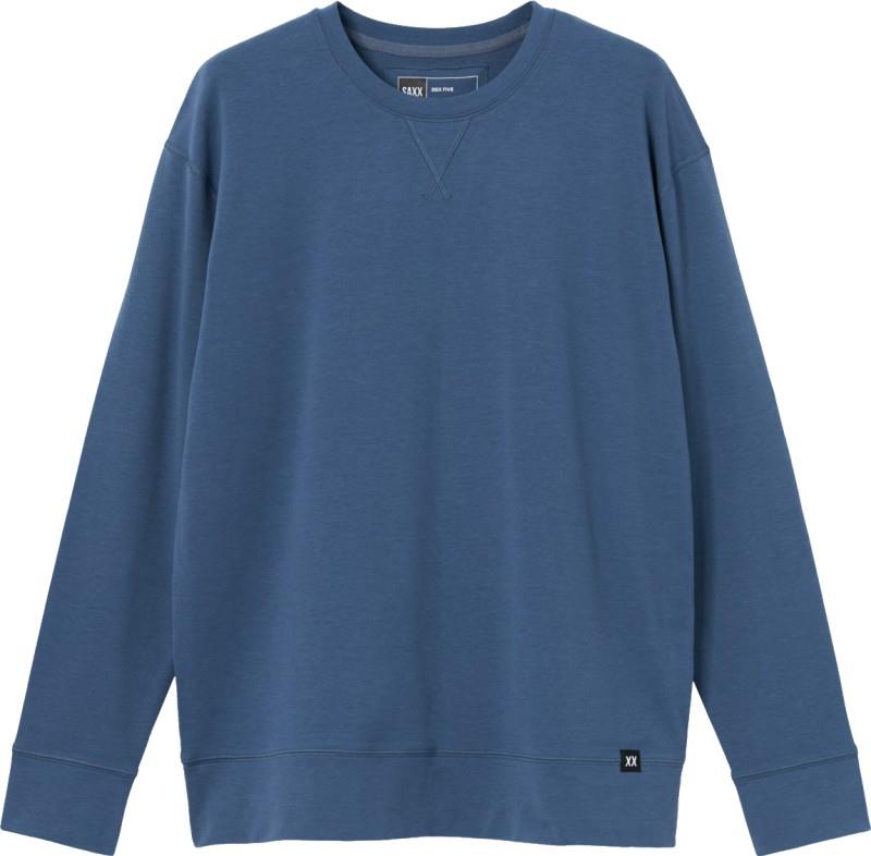3Six Five LS Crew - Mens - washed indigo 1