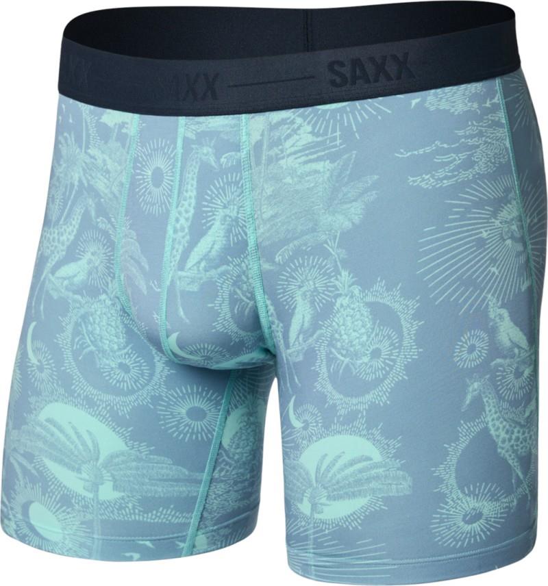 Smooth Luxe Micro Modal Boxer Briefs, 6" Inseam - Mens - exotica-ashley blue 1
