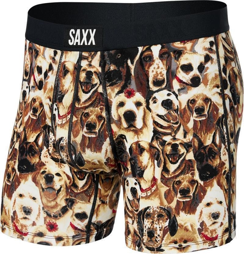 Vibe Super Soft Boxer Brief, 5" Inseam - Mens - dogs of saxx-multi 1