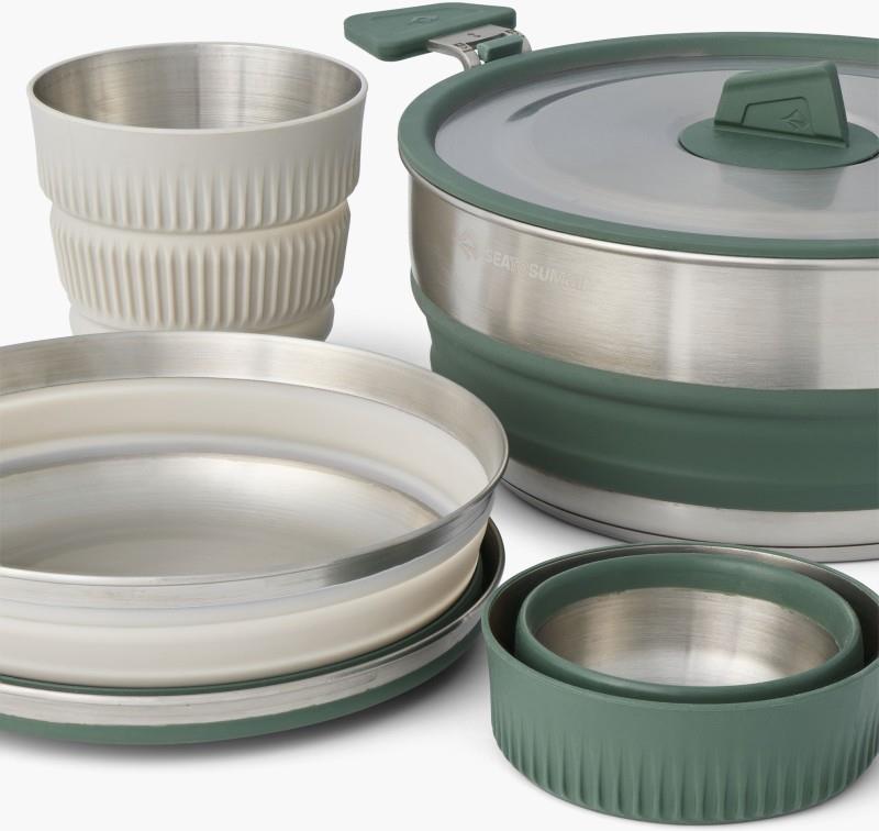 Detour SS One Pot Cook Set - 2 Person - 5 Piece - multi 1