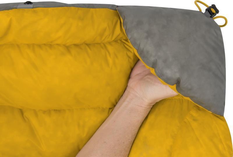 Ember EbIII Down Quilt 850+ Long - grey / yellow 1