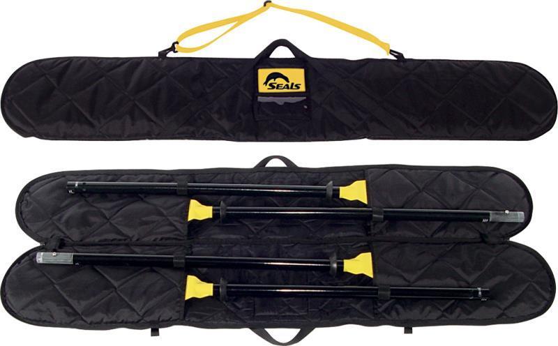 Two Piece Kayak Paddle Bag - Black 1