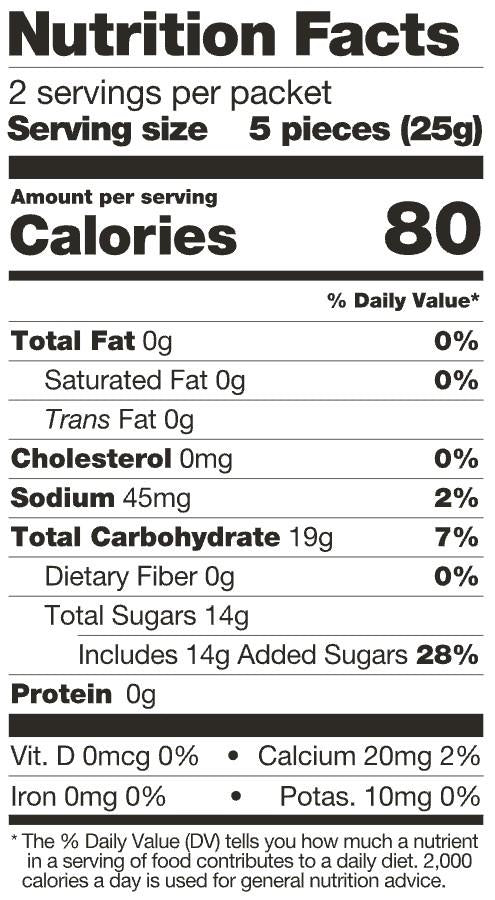 Sport Energy Chews - 50g - grape 1