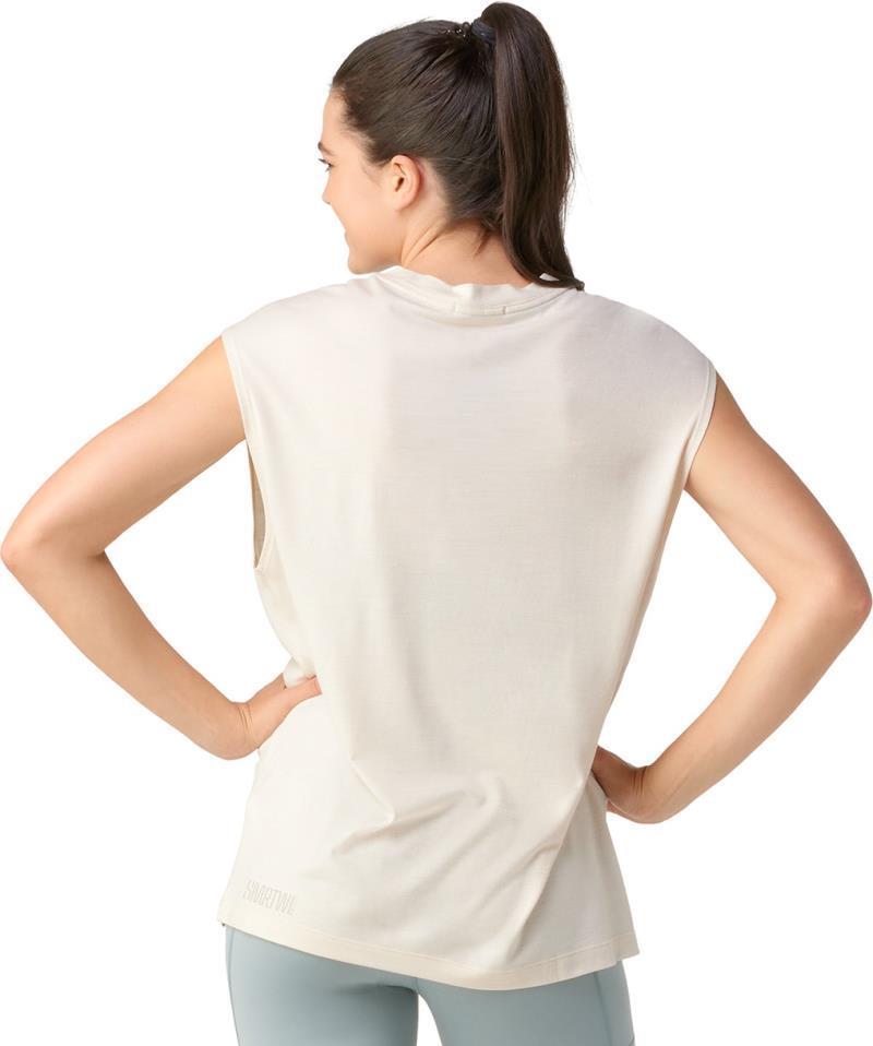 Active Muscle Tank - Womens - Almond Heather 3