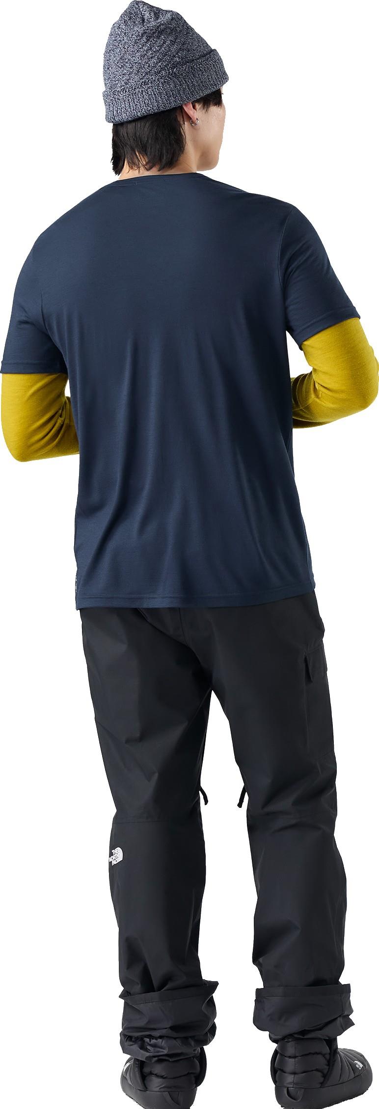 Alpine Trace Active SS Graphic Tee - Mens - deep navy 1
