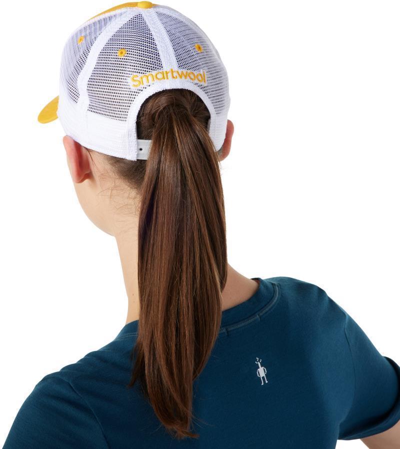 Aviator Sheep Trucker Hat - mango sorbet 1