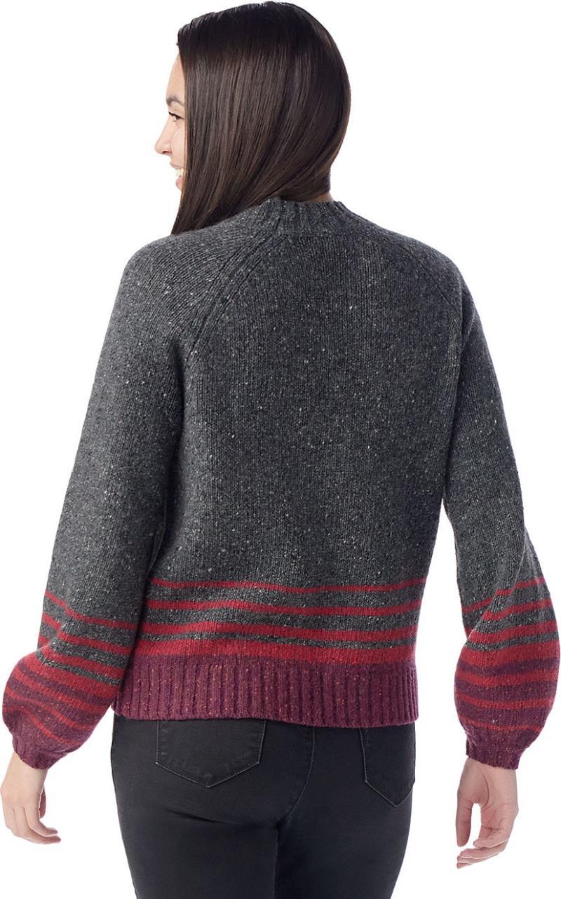 Cozy Lodge Ombre Sweater - Womens - Charcoal Heather 3