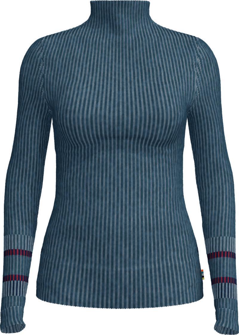 Dacono Mock Neck Sweater - Womens - twilight blue heather 1