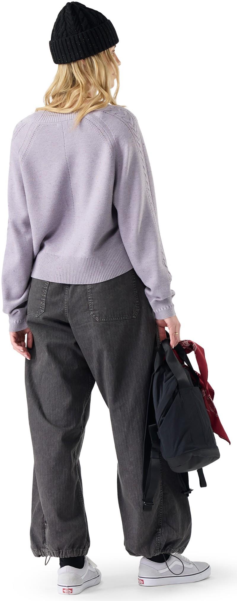 Edgewood Cardigan - Womens - purple storm donegal 1