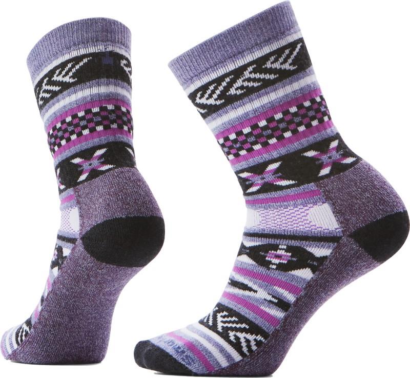 Everyday Cozy Cabin Games Crew Socks - Unisex - chalk violet 1