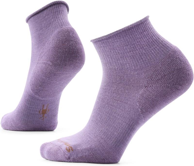 Everyday Roll Top Ankle Socks - Womens - purple dawn 1