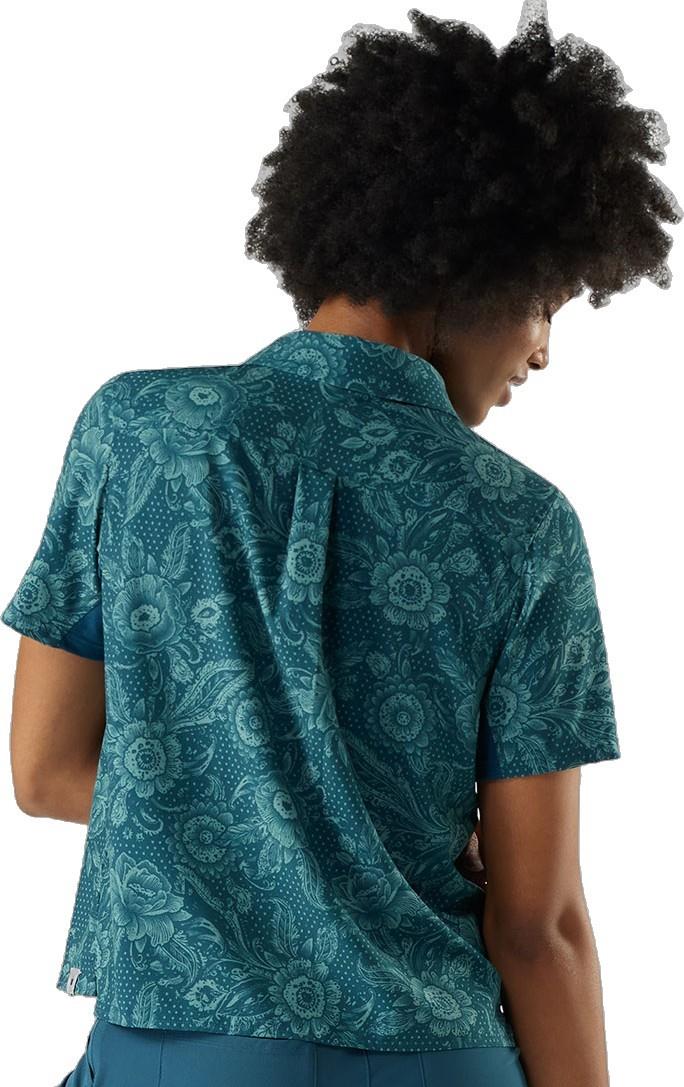 Everyday SS Button Down - Womens - twilight rustic floral 1