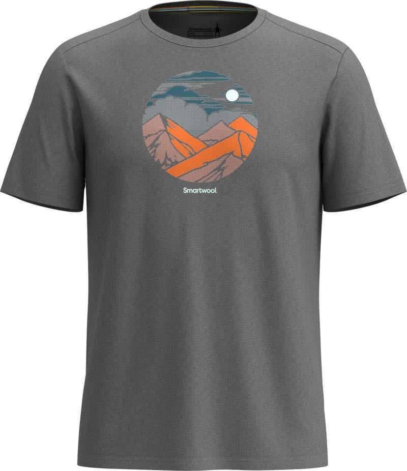 Fourteener Active Graphic SS Tee - Unisex - light gray heather 1