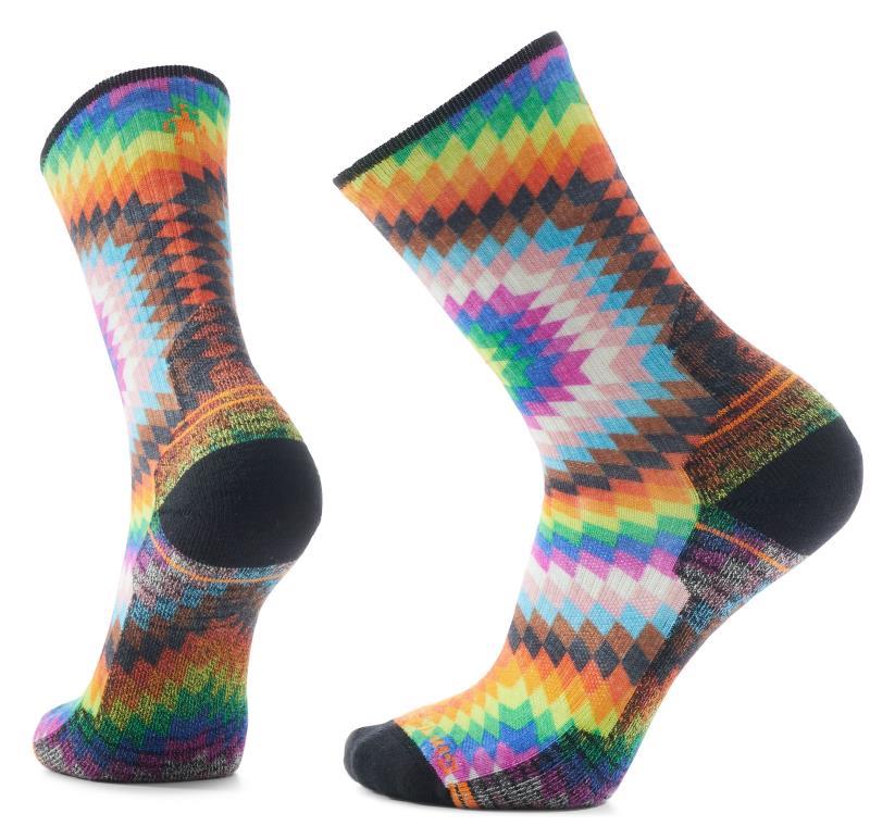Hike Light Cushion Love Lives Here Print Crew Socks - Mens - Multi Color 1