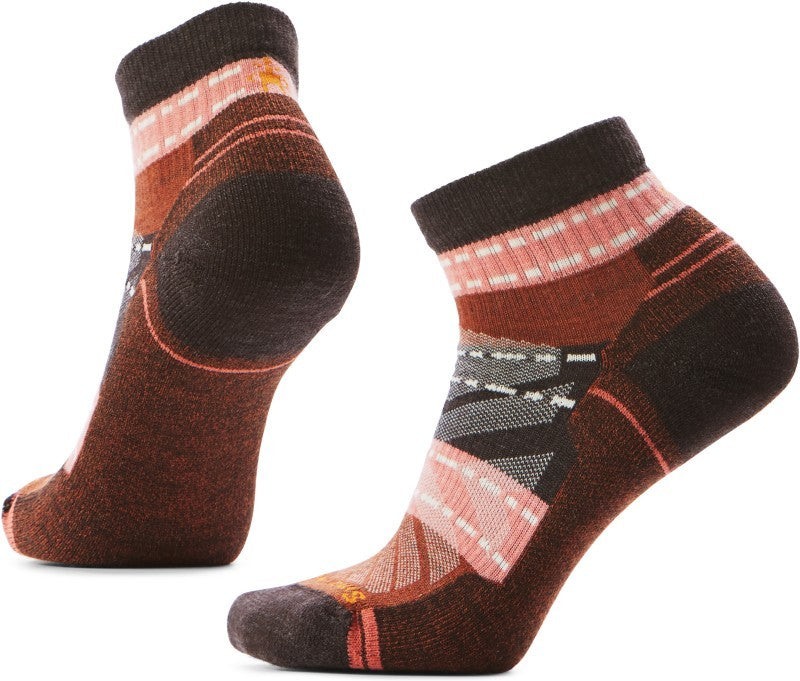 Hike Light Cushion Margarita Ankle Socks - Womens - chestnut 1