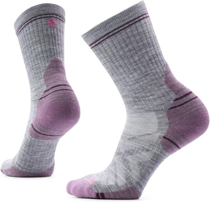 Hike Targeted Cushion Mid Crew Socks - Womens - light gray 1