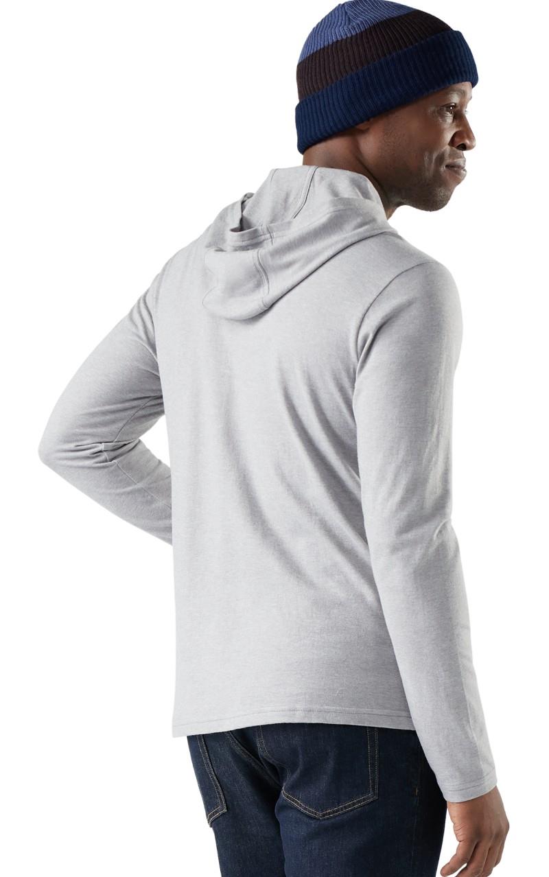 Hoodie - Mens - light gray heather 1