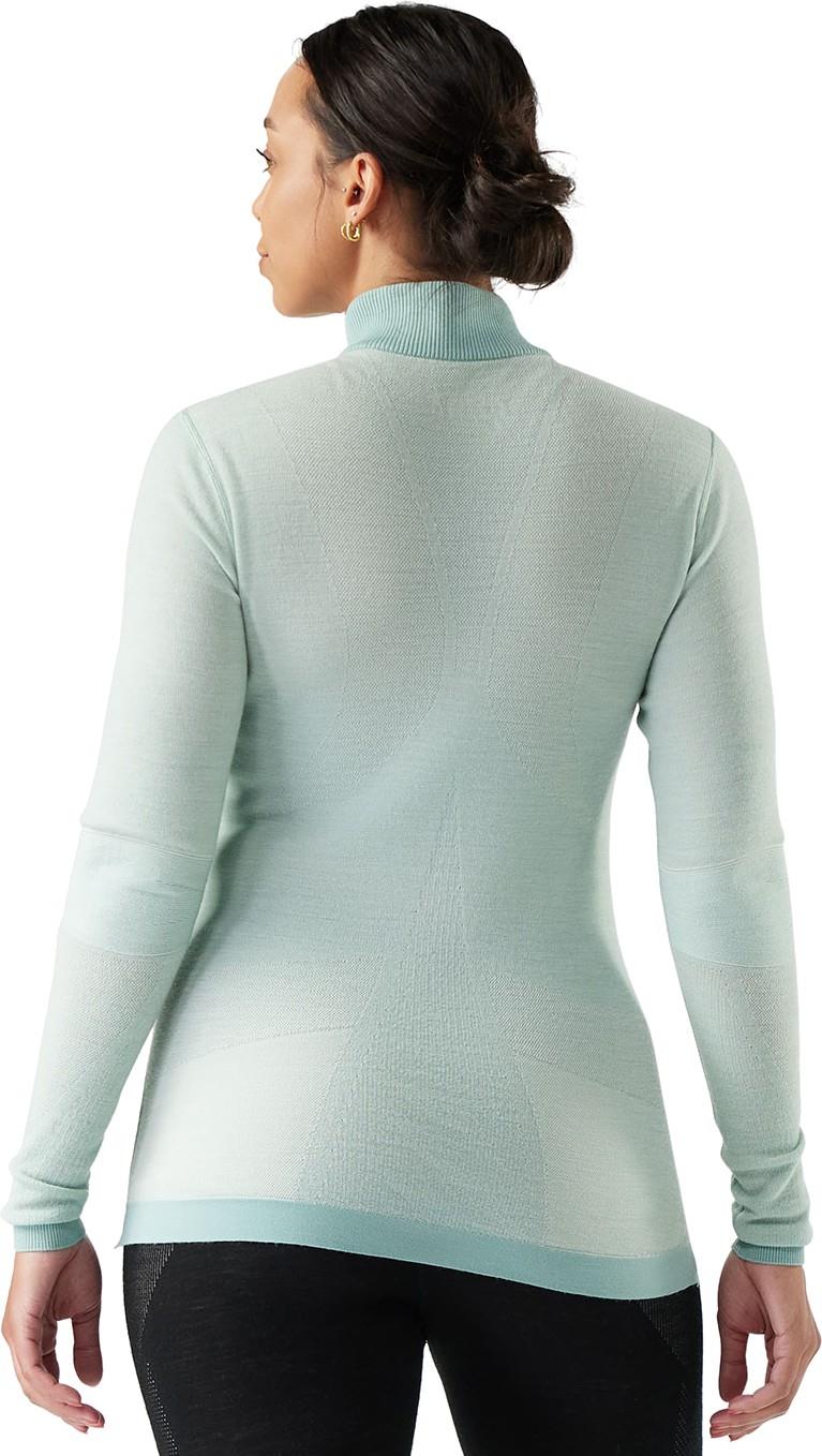 Intraknit Alpine 1/4 Zip - Womens - arctic green 1