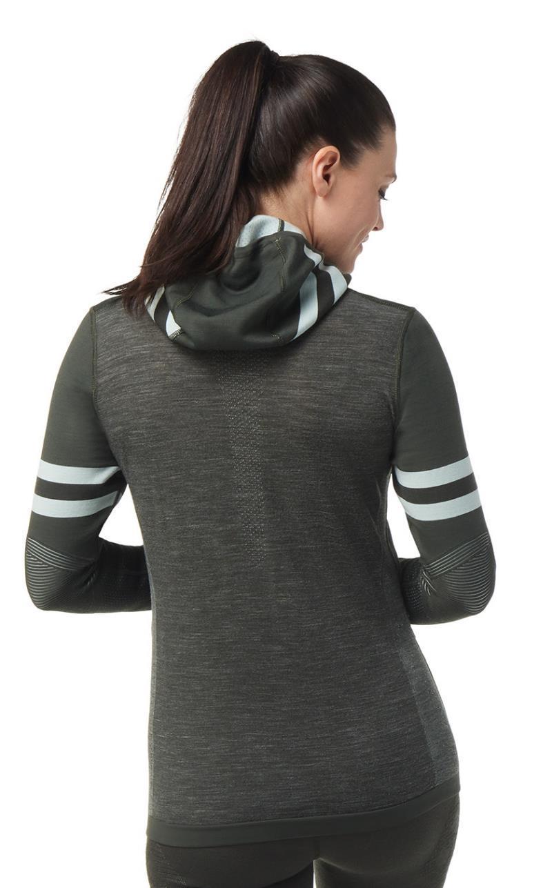 Intraknit Merino Tech Pullover Hoodie - Womens - North Woods 3