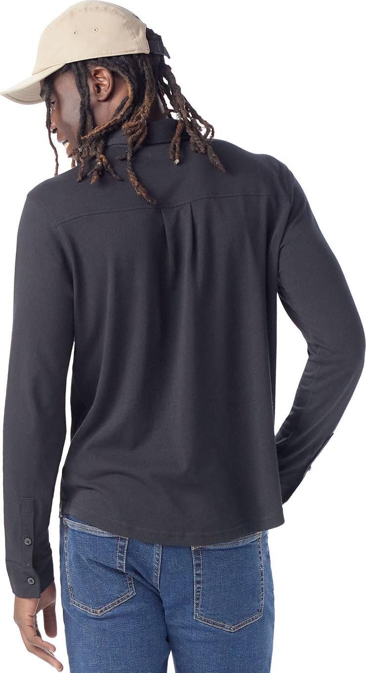 LS Button Up - Mens - Black 3