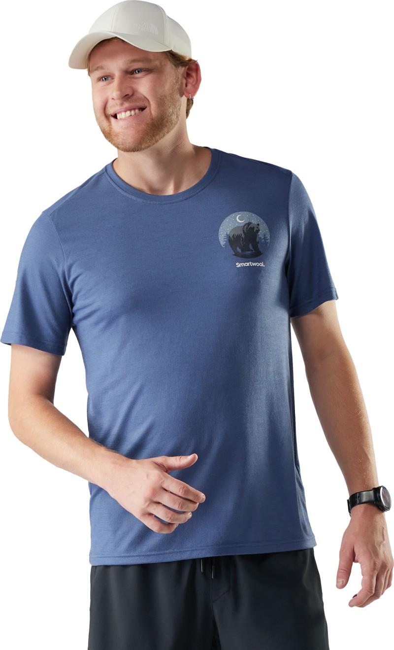 Lunar Bear Active SS Graphic Tee - Unisex - nightfall blue 1