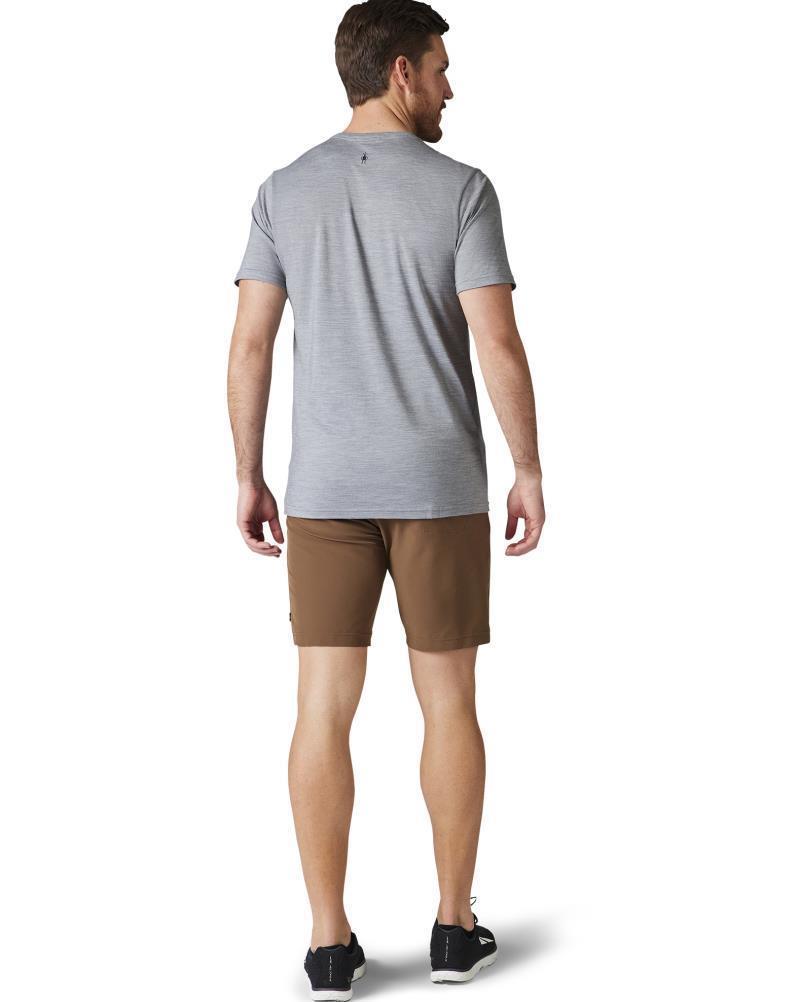 Merino Sport 150 By The Horns Graphic Tee - Mens - light gray heather 1