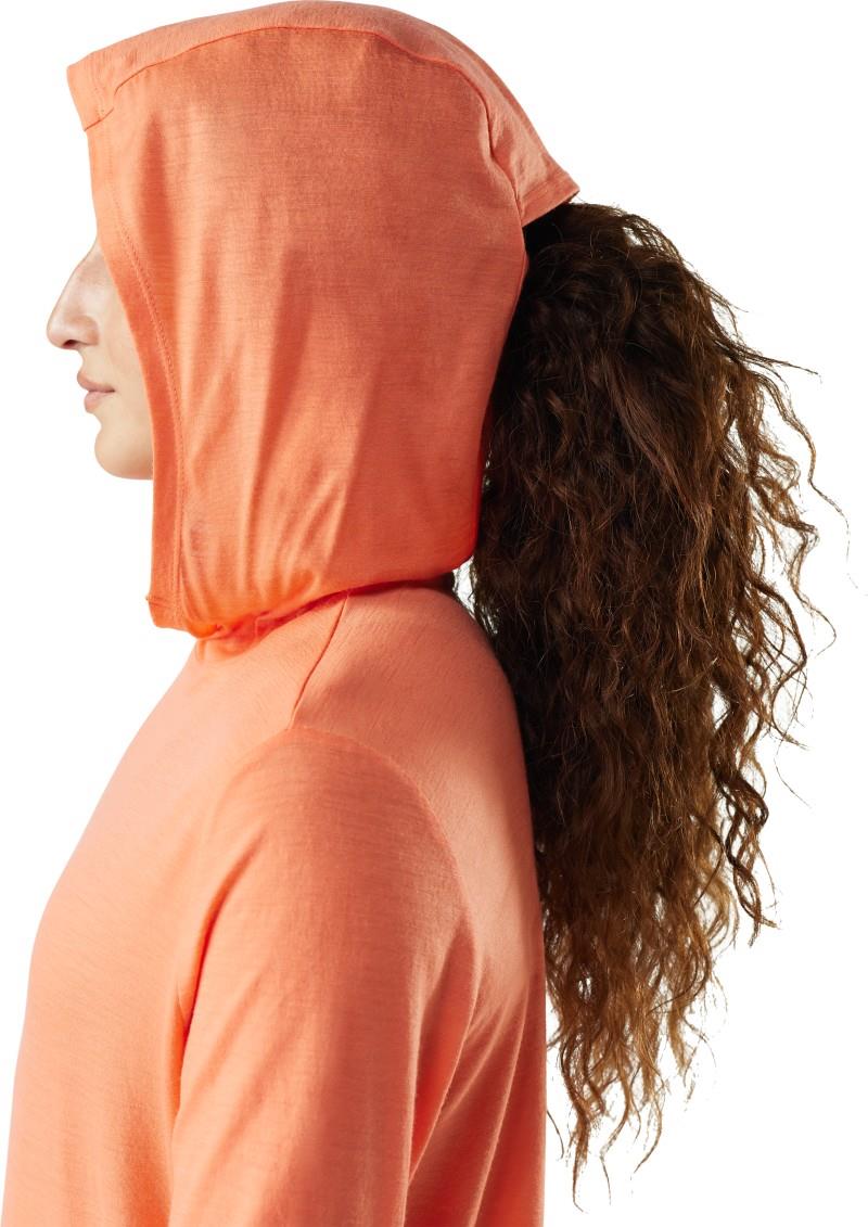 Merino Sun Hoodie - Womens - coral reef 1