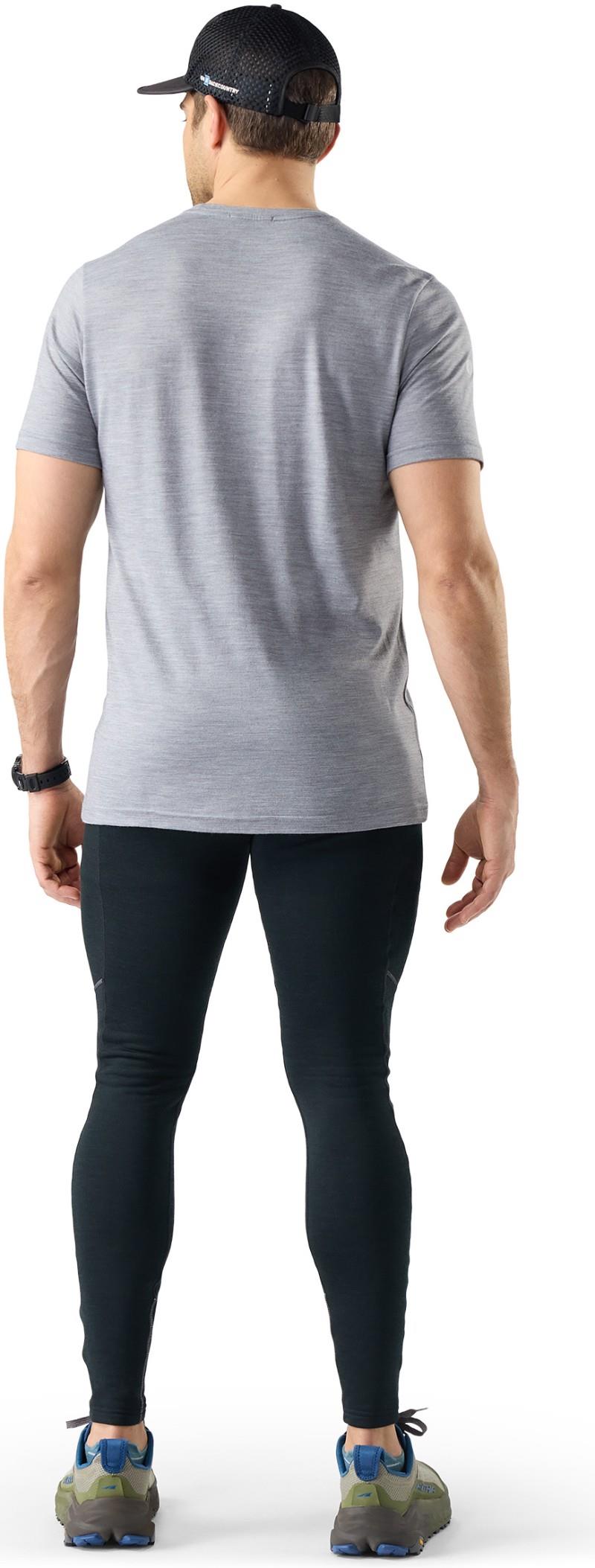 Moose Mode Active SS Graphic Tee - Mens - light gray heather 1
