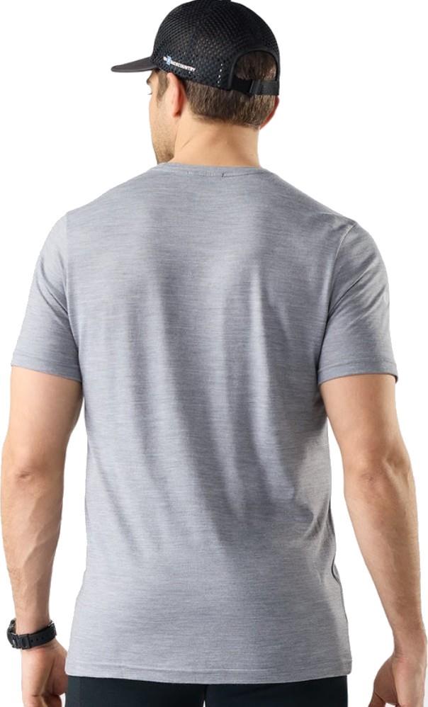 Moose Mode Active SS Graphic Tee - Mens - light gray heather 1