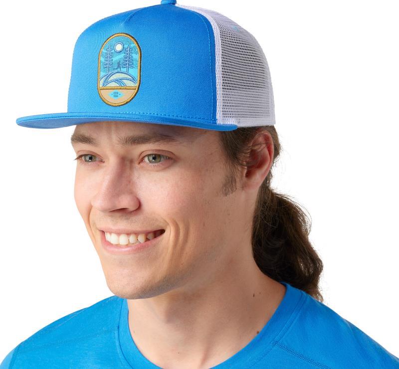 Rolling Trail Trucker Hat - Laguna Blue 2
