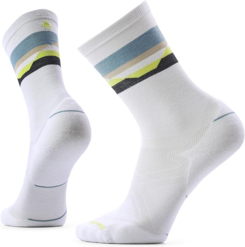Run Cold Weather Targeted Cushion Horizons Crew Socks - white 1