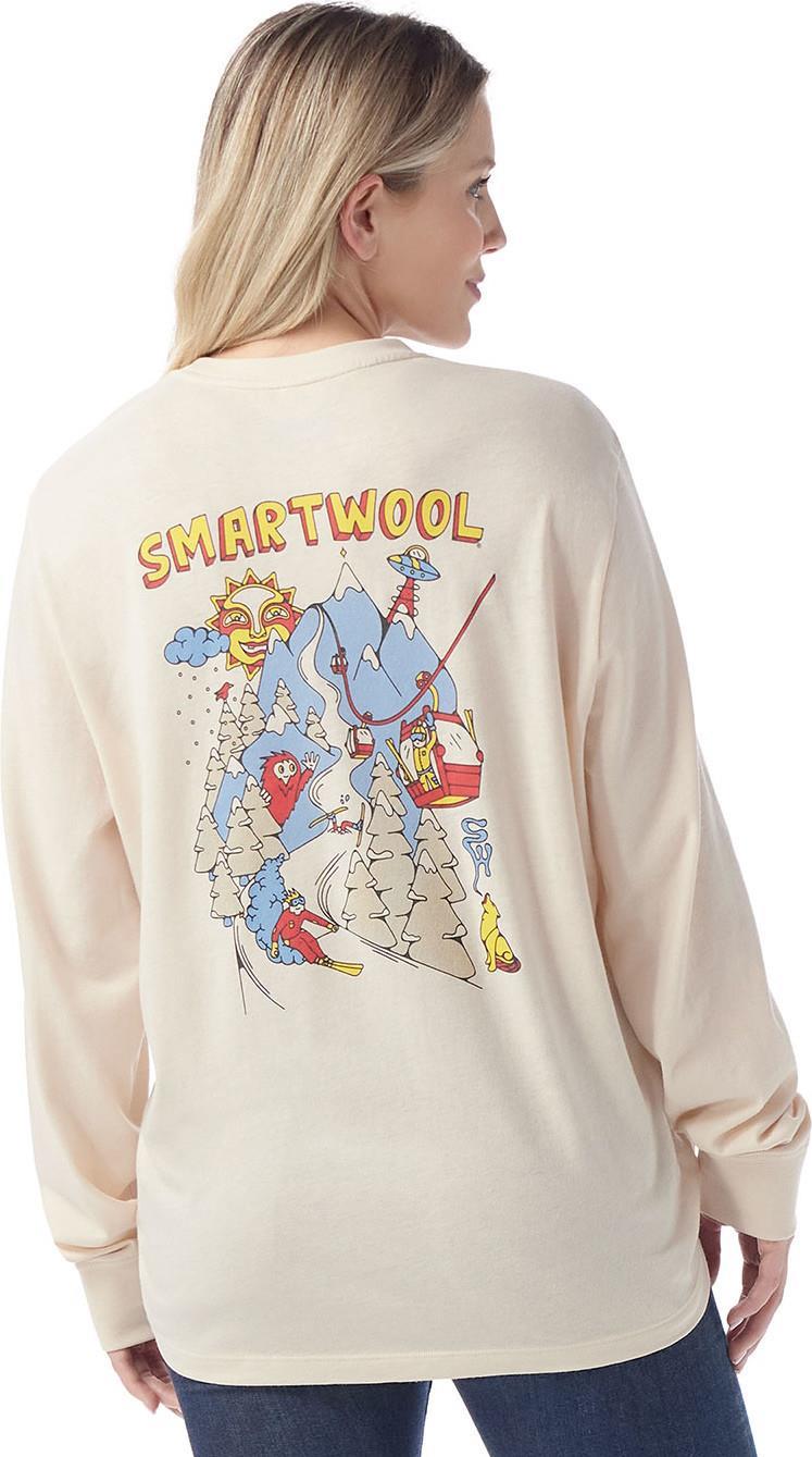 Ski Circus Graphic LS Tee - Unisex - Almond 3