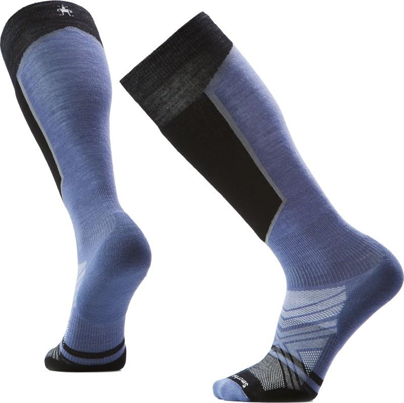 Ski Targeted Cushion Extra Stretch Over The Calf Socks - Mens - nightfall blue 1