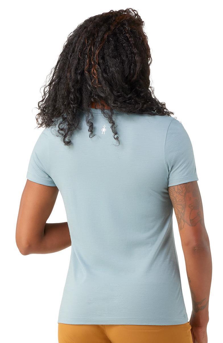 Smartwool Carved Logo Graphic SS Tee - Womens - Lead 3