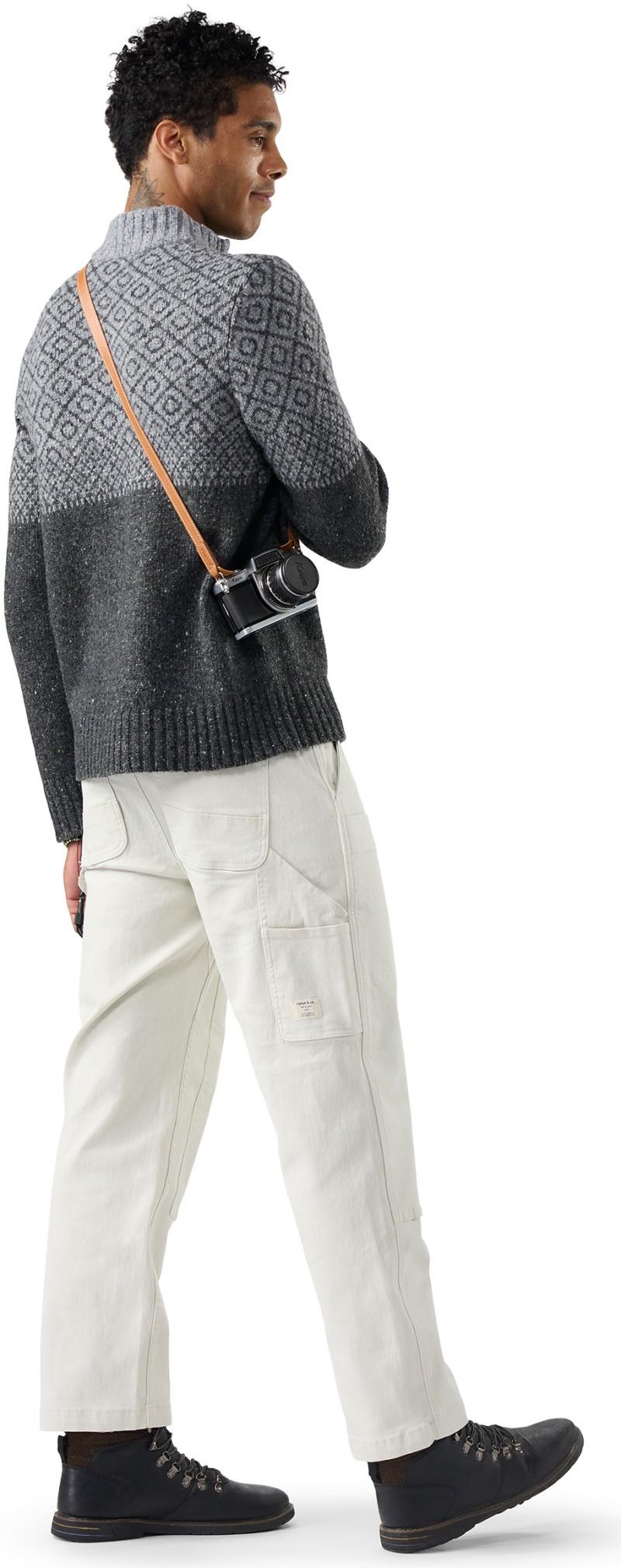 Summit 1/4 Zip Sweater - Mens - charcoal heather 1