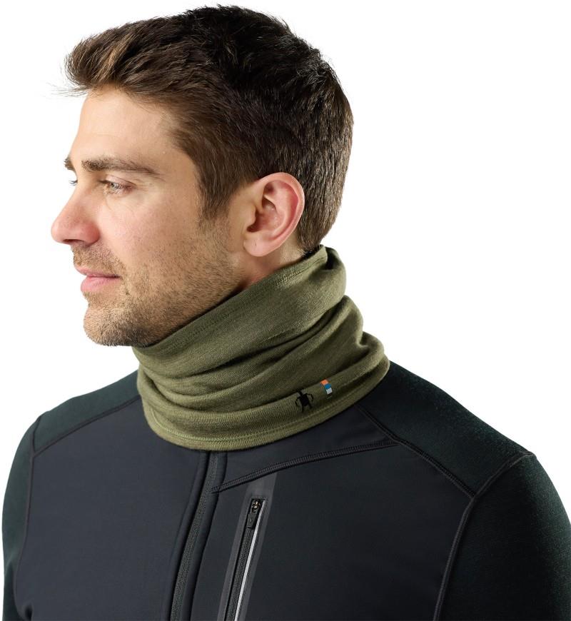 Thermal Merino Long Neck Gaiter - winter moss heather 1