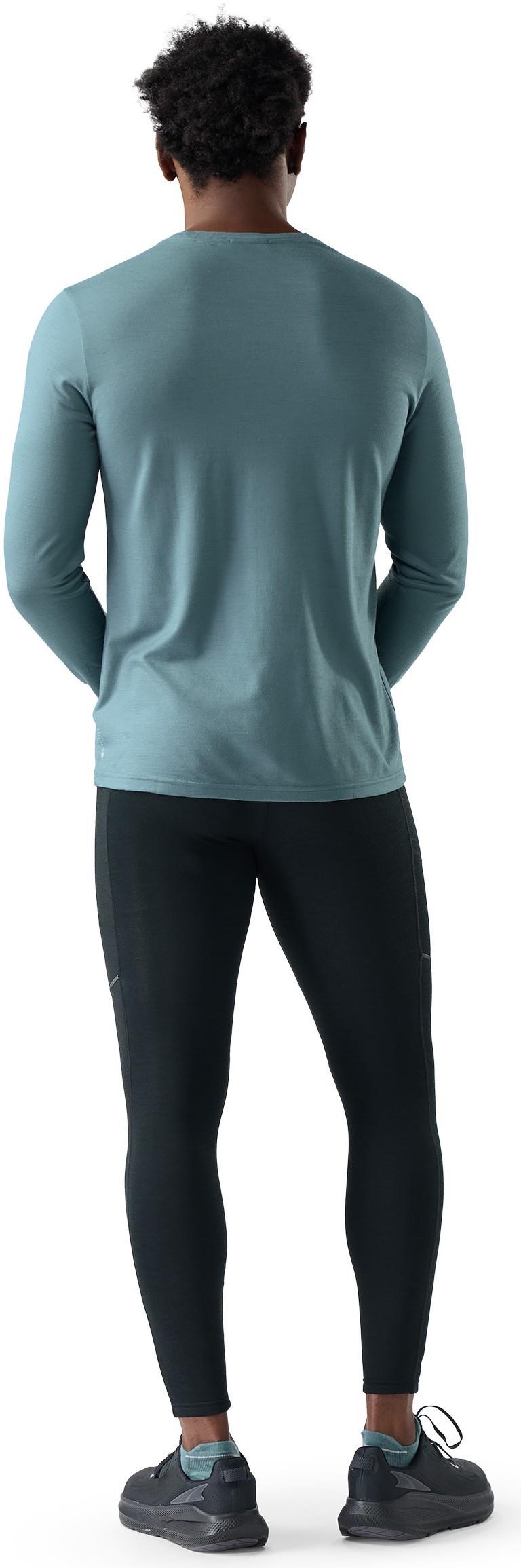 Wander Valley Active LS Graphic Tee - Mens - dusty teal 1