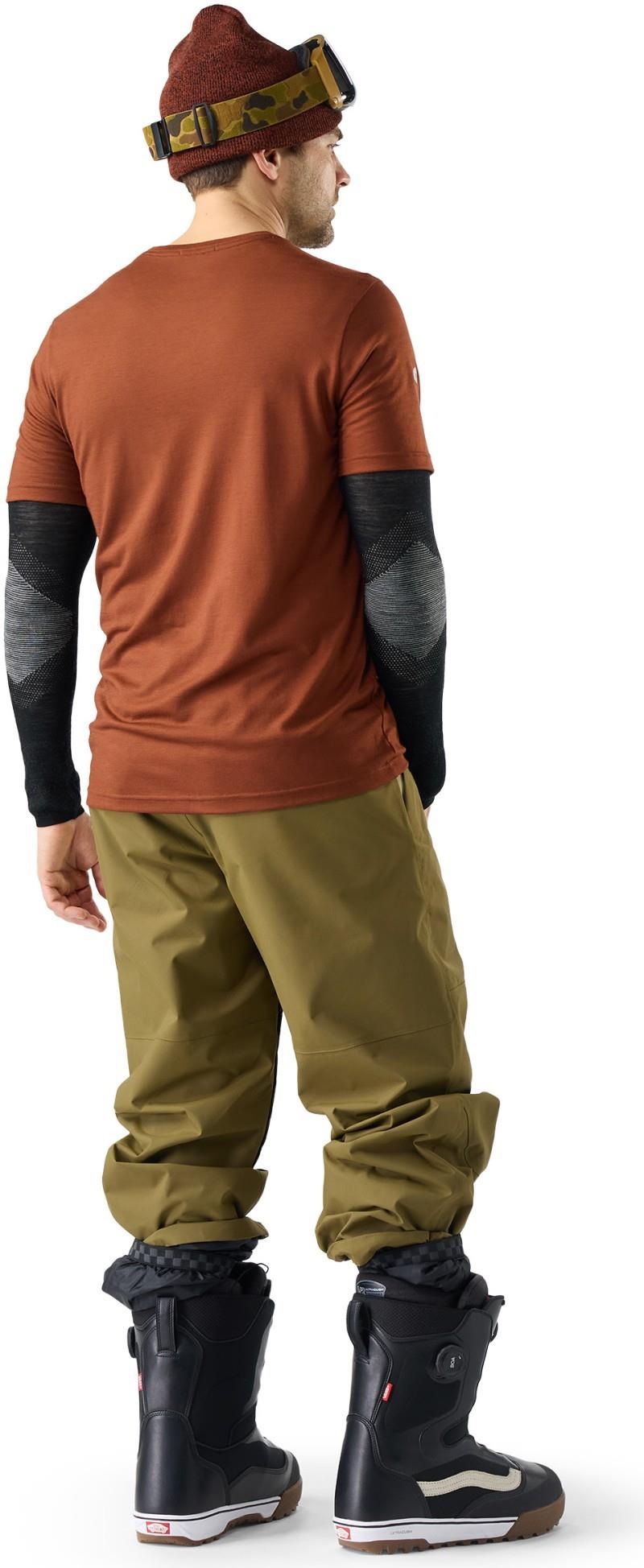Wander Valley Active SS Graphic Tee - Mens - burnt sienna 1