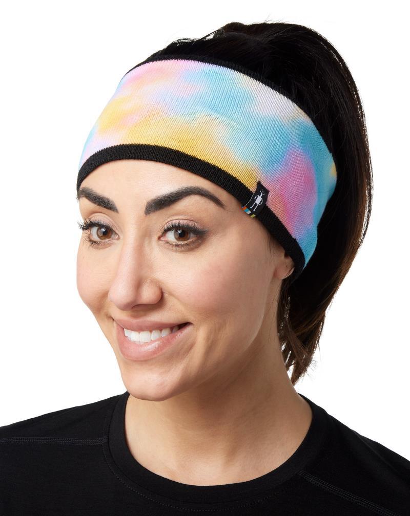 Watercolor Cloud Printed Headband - multi color 1