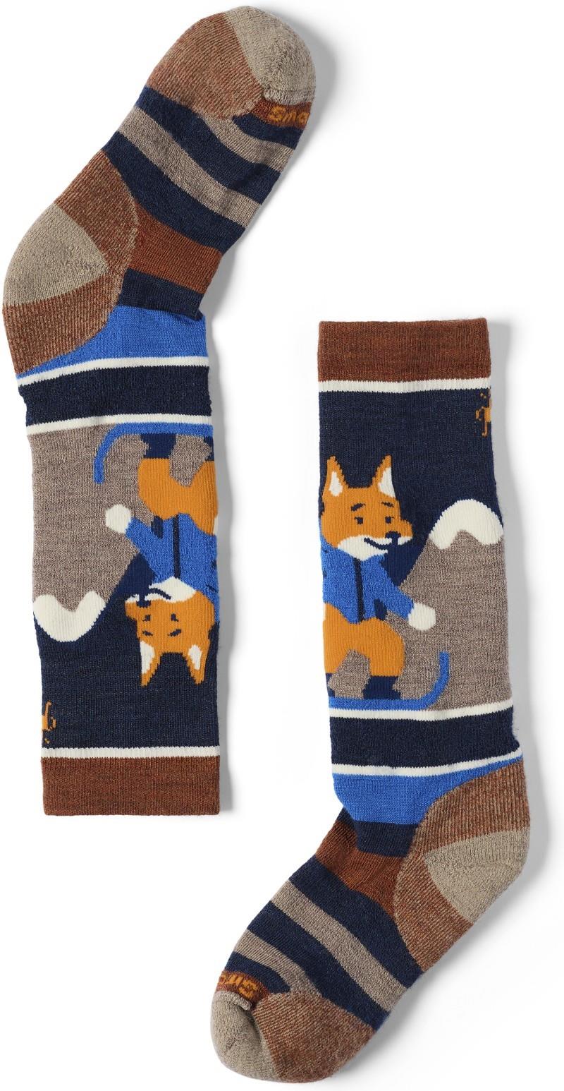 Wintersport Full Cushion Fox Glade Over the Calf Socks - Youth - picante 1