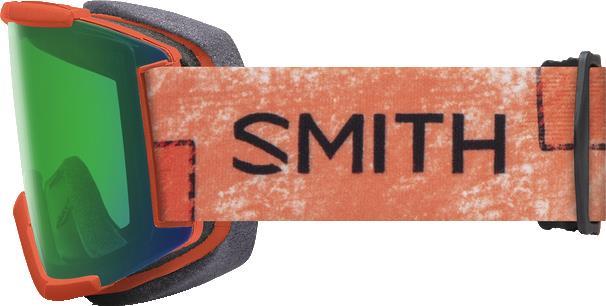 Squad, Crayola Red Orange x Smith Goggles, ChromaPop Everyday Green Mirror Lens / Clear Extra Lens - not applicable 1