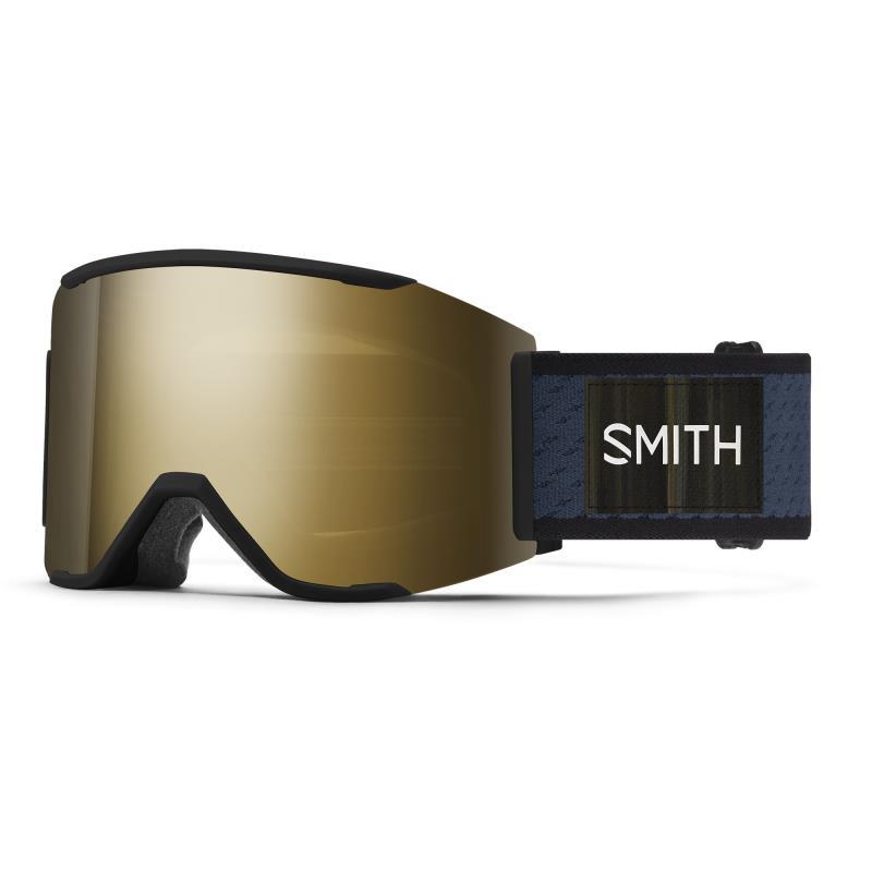 Squad Mag, TNF Shady Blue x Smith Goggles, ChromaPop Sun Black Gold Mirror Lens / Chromapop Storm Bl - not applicable 1