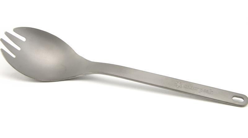 Titanium Spork - Silver - Silver 2