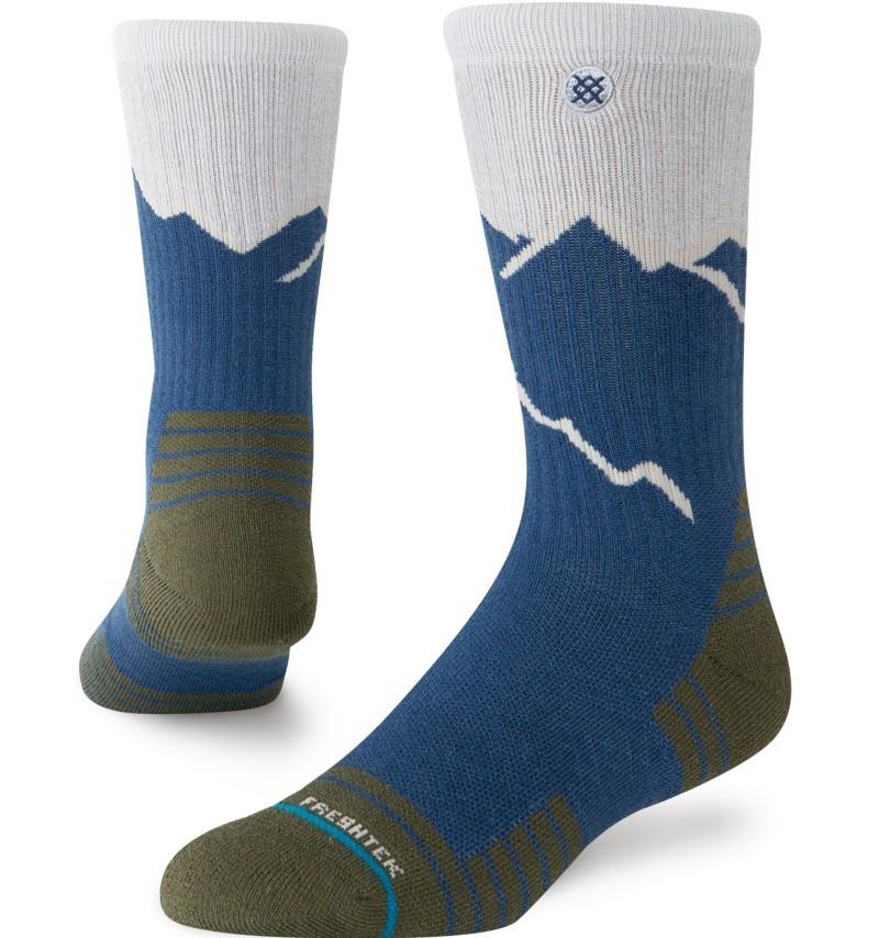 ADVN Peaking Hike Crew Socks - navy 1