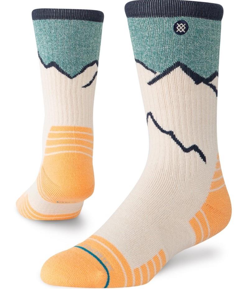 ADVN Peaking Hike Crew Socks - tan 1