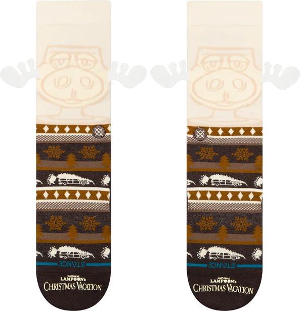 Have Some Eggnog Crew Socks - dark brown 1