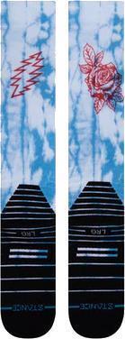 Steal Your Face Snow Socks - Mens - blue 1