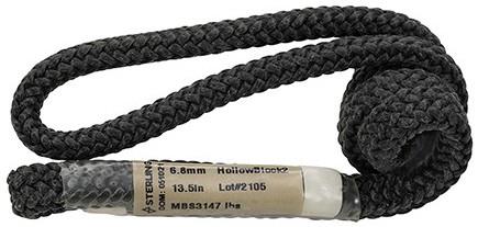 HollowBlock2 6.8mm x 13.5" Loop - black 1