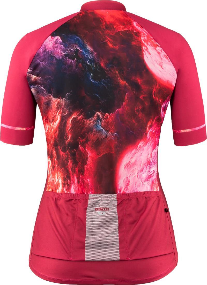 Evolution Zap 2 Jersey - Womens - cherry blossom red thunder sky 1