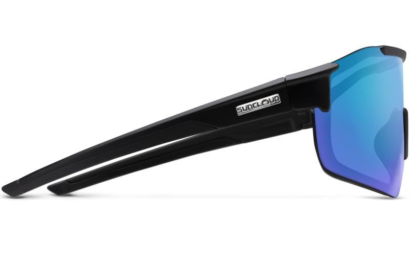 Domain, Matte Black Frame, Polarized Blue Mirror Lens - not applicable 1